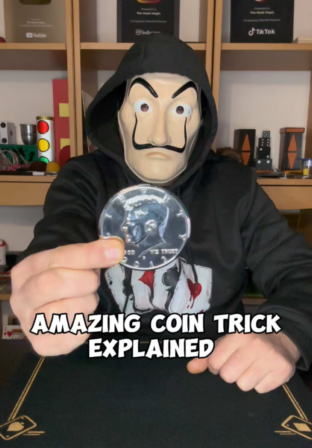 Amazing Coin Trick Tutorial 🪄 #foryou #trending #magie #tricks #trend #viral #magician #perte #magic 