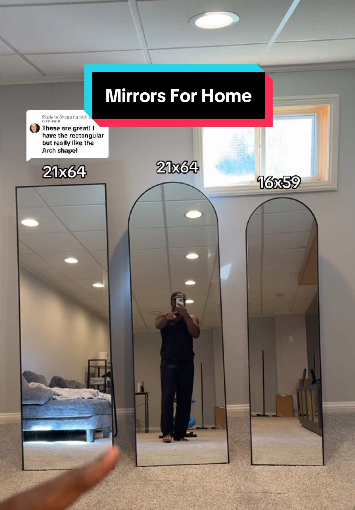 Replying to @Shopping with Diana #mirror #fullbodymirror #viralmirror #mirrordecor #homeaccessories #tiktokmademebuyit #TikTokShop #mirrors #homefinds #homefurniture 