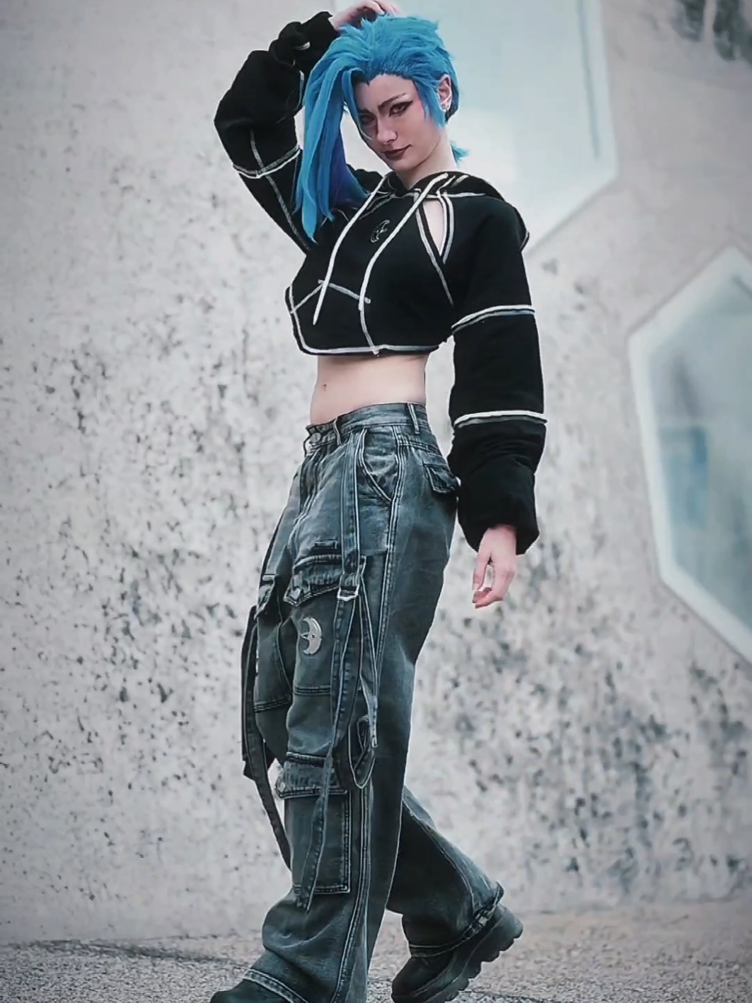 Jinx X @Nevstudio Official  #jinx #jinxcosplay #arcane #arcanecosplay #streetwear 