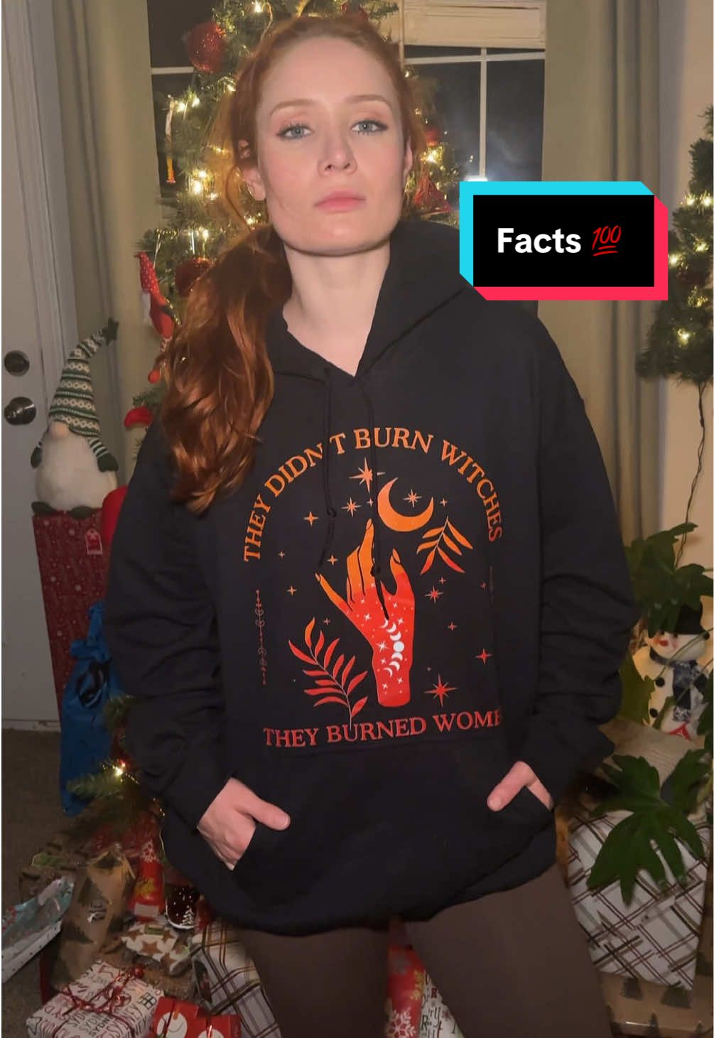 They didnt burn witches - they burned women 🔥 FACTS 💯 Great gift idea 🎁 #fyp #tiktokshopfinds #TikTokShop #relatable #sweaterweather #sweater #womenempowerment 