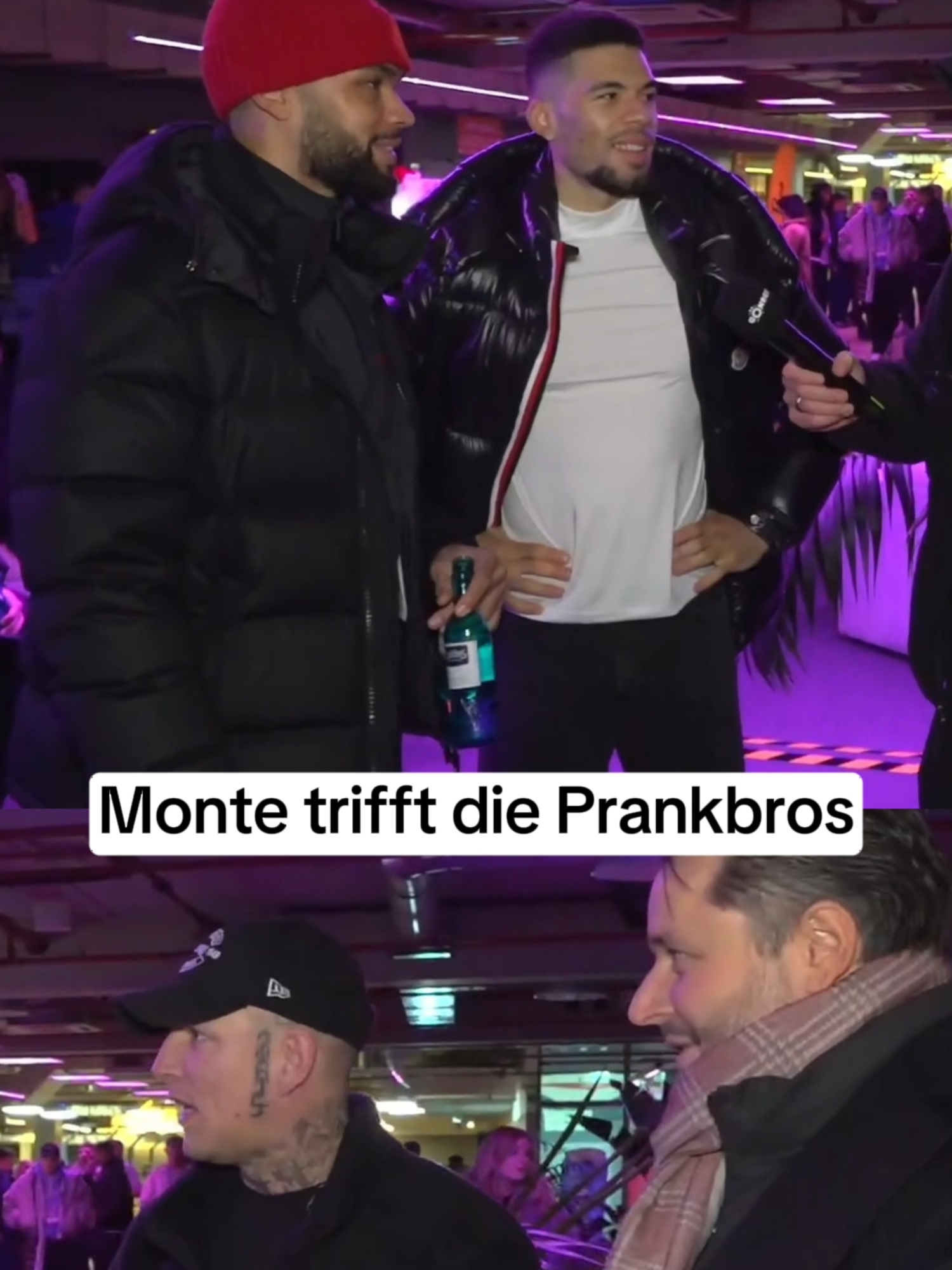 Monte trifft die Prankbros #montanablack88 #monteevent #event #special #weihnachten #prankbros #gönrgy #realtalk #statement #friend #friends #brothers