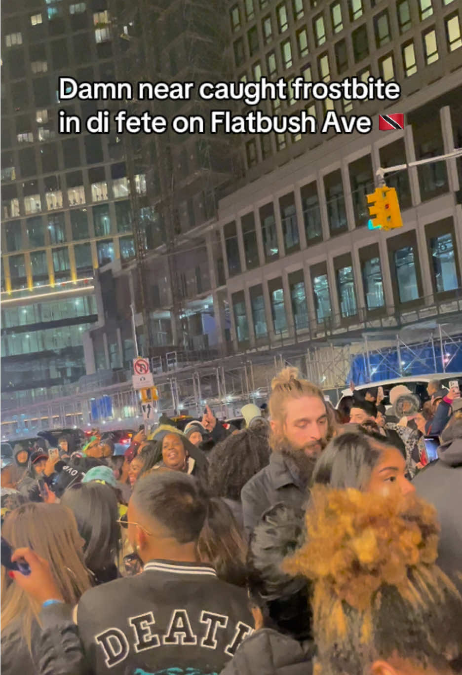 Kes The Band warmed us up with that cocoa tea. 🇹🇹 After the show, we didn’t want to go home. 🤣 But it was 19 degrees. 🥶 Lost my voice and my flag in di baccanal. #KesTheBand #Brooklyn #NYC #Carnival #TrinidadandTobago #SweetTnT #Trinidad #BrooklynParamount #Fete #Baccanal #Destra 