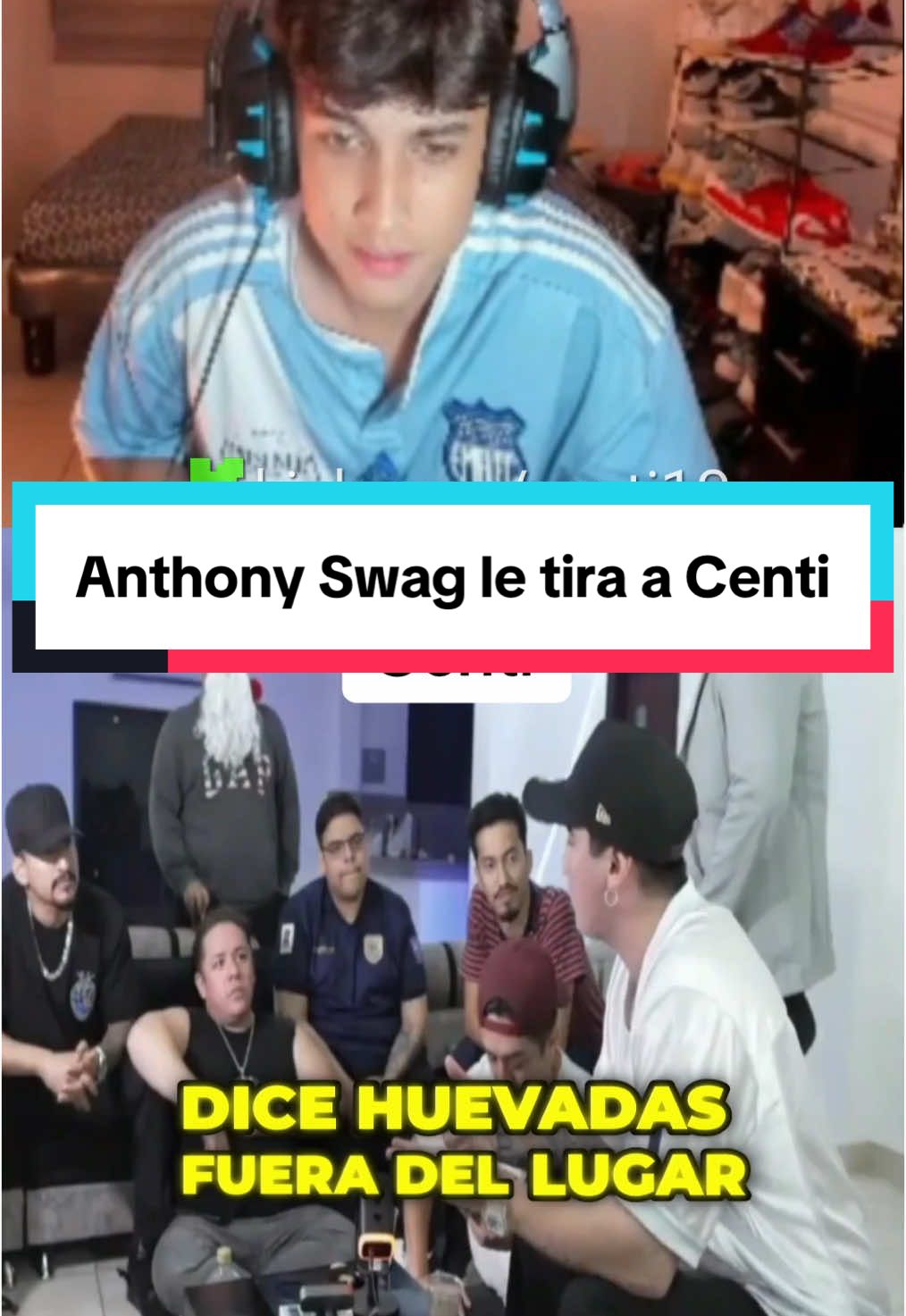 Anthony Swag le tira a Centi #viral #kick #clipsdetwitch #streaming #ecuador #fyp #anthonyswag #centi #tiradera @anthonnyswagg @Centi @Mark Alvarado @VILLADROOP YT 