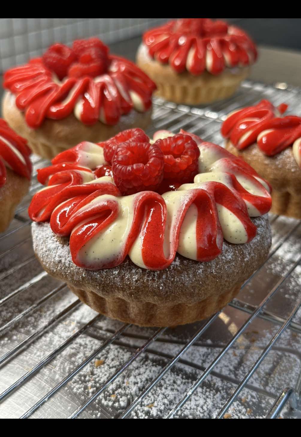 Do you wanna be the bun and I'll be the filling? #brioche #raspberry #vanilla  Soft fluffy brioche filled with custard vanilla cream, raspberry jam, fresh raspberries and raspberry and white chocolate whipped cream. Recipe link in bio. Visuals ???/20