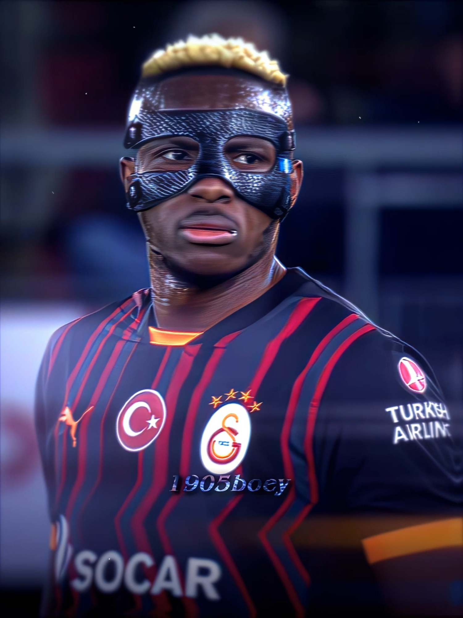 The real BLACK MASK // #galatasaray #viraledit #fyp #1905boey #osimhen #victorosimhen #gs