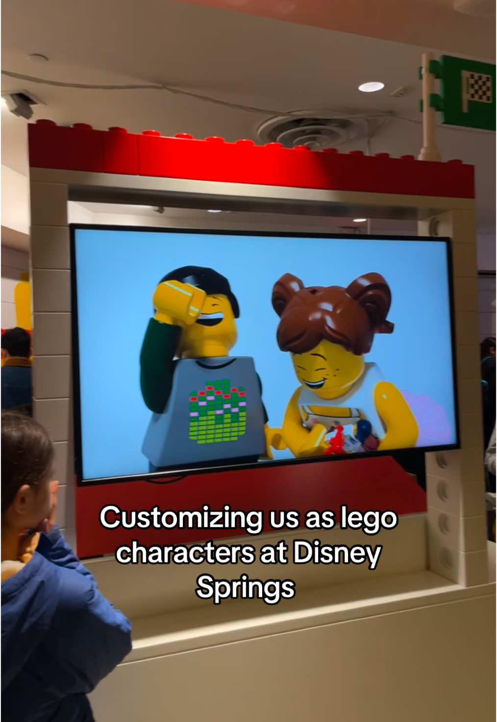 It was also only 12 dollars per character! #disneyworld #disney #legos #lego #christmas #disneysprings 