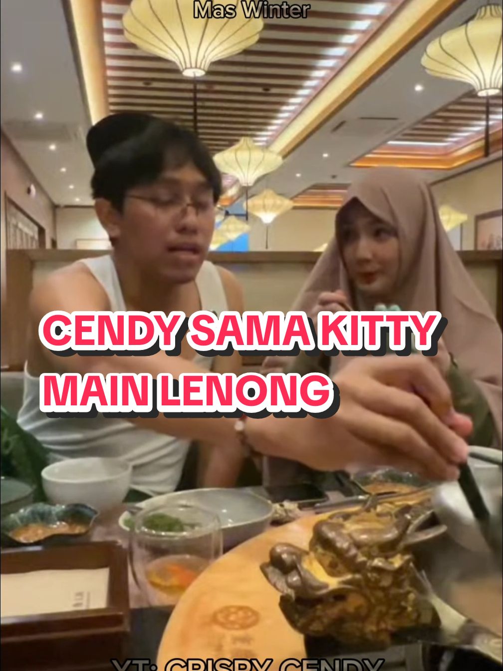 King IRL emang, ada aja idenya. Malah jadi lenong Betawi #fypdongggggggg #xyzbca #fypage #fyp #fypシ #foryou #foryoupage #crispycendy #cendy #irl #kitty #christychriselle 