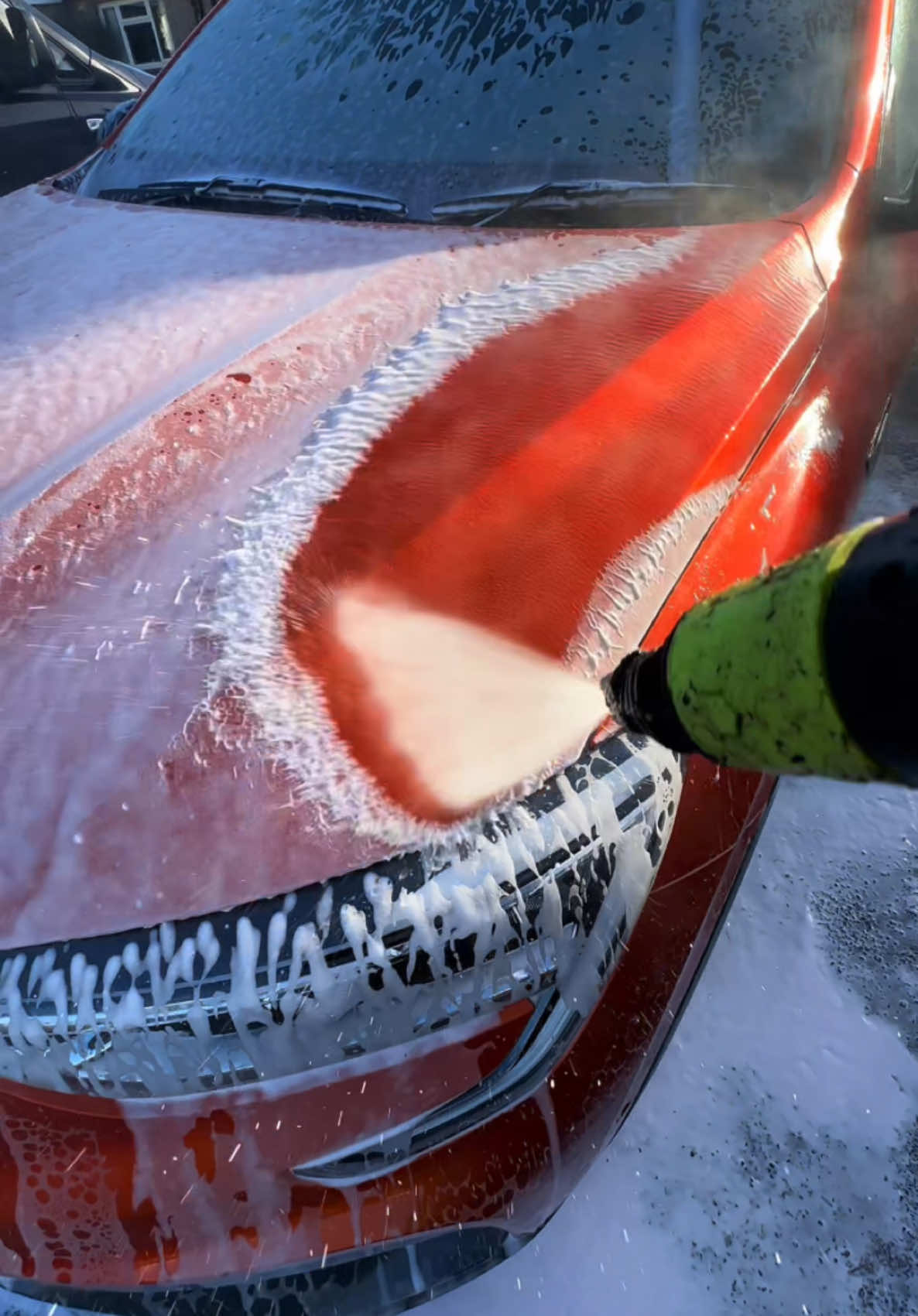 Satisfying Foam & Rinse💧🔧💧 #oddlysatisfying #carcare #detailing #carcleaning #detailingproducts #carvaleting #autobritedirect #asmr #satisfying #viral_video #CleanTok #detailtok #cleaningtiktok #autodetailing #snowfoam #autobritedirect 