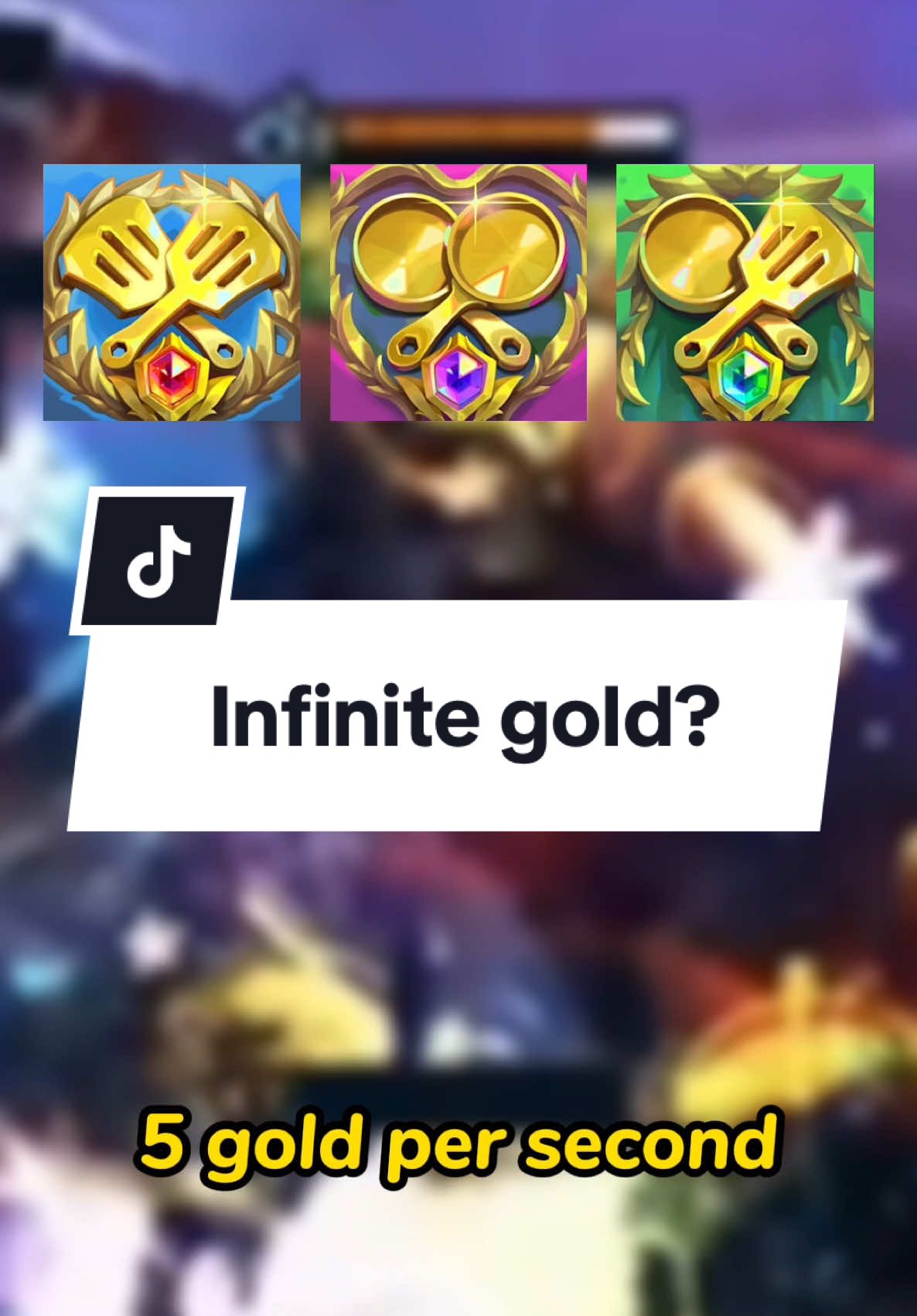 Infinite gold in TFT Set 13 - yes, very reliable #tft #teamfighttatics #riotgames #tftmobile 