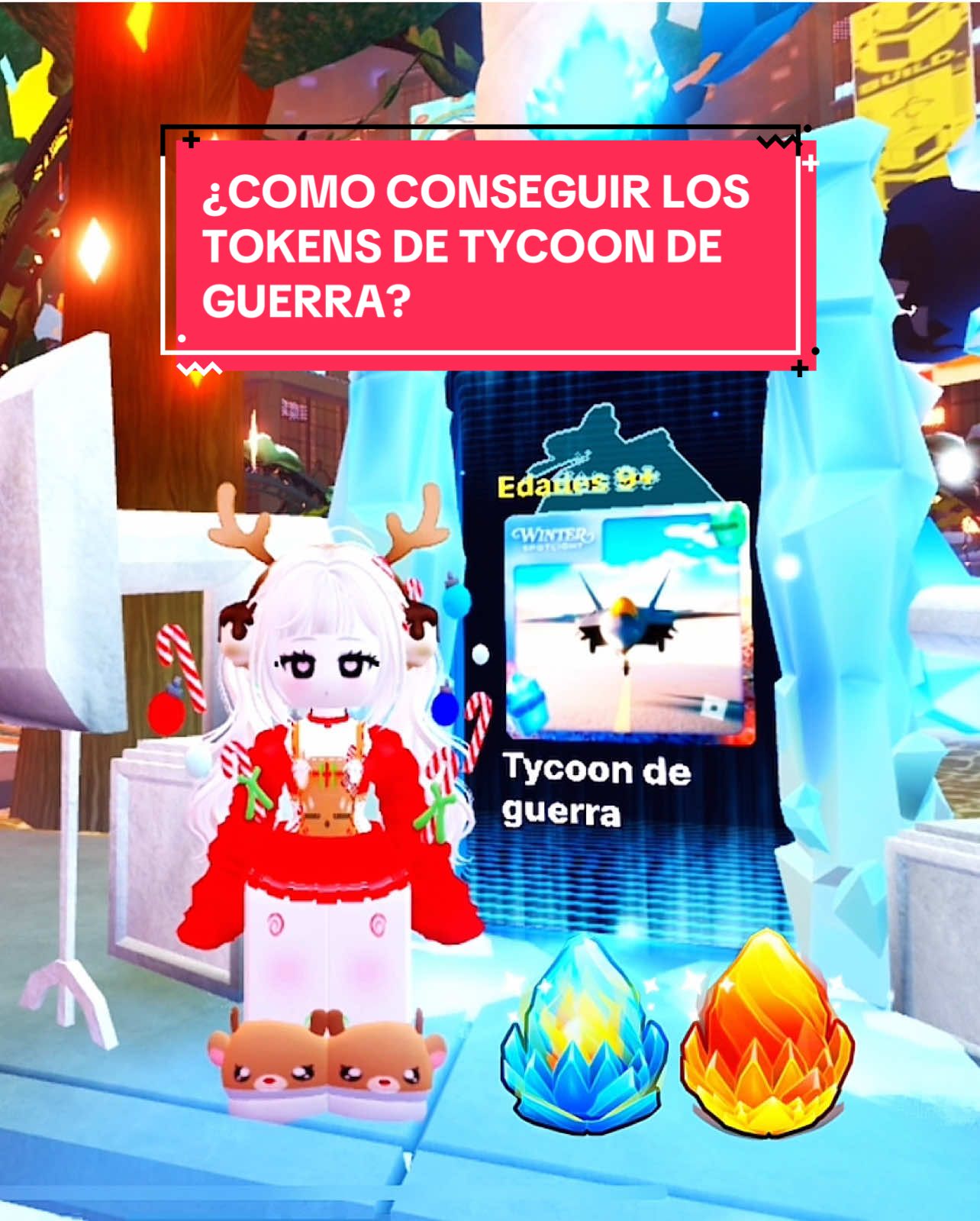 TOKENS DE TYCOON DE GUERRA - EVENTO DE NAVIDAD ❄️🎁🎄 #winterspotlight #tycoondeguerra #items #robloxgames #christmas #event #accesoriosroblox #parati #robloxfyp 