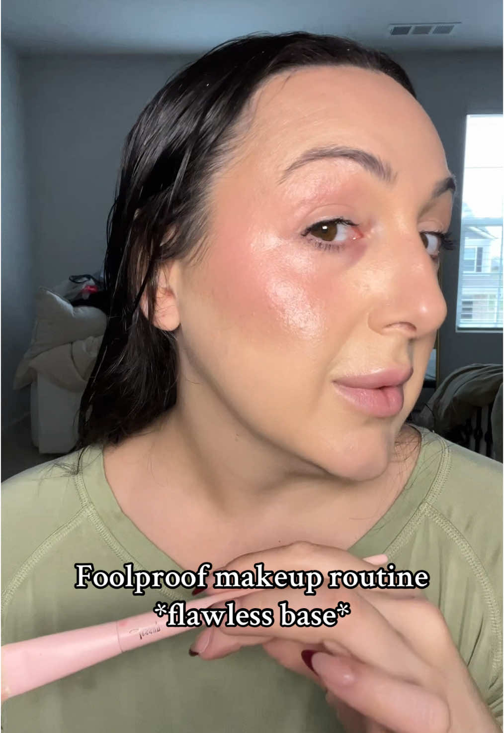 If you struggle with your makeup, try this routine!! #flawlessskin #flawlessmakeup #easymakeup #easymakeuptutorial #basemakeup #makeupforbeginners #beautyinfluencer #viralmakeup #fyp @Huda Beauty @Saie @Nudestix @urban decay @Tower 28 Beauty @Hourglass Cosmetics 