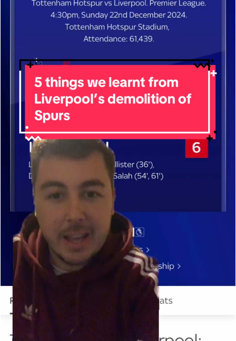 5 things we’ve learnt from Liverpool’s demolition of Spurs #tottenhamvsliverpool #LiverpoolFC 