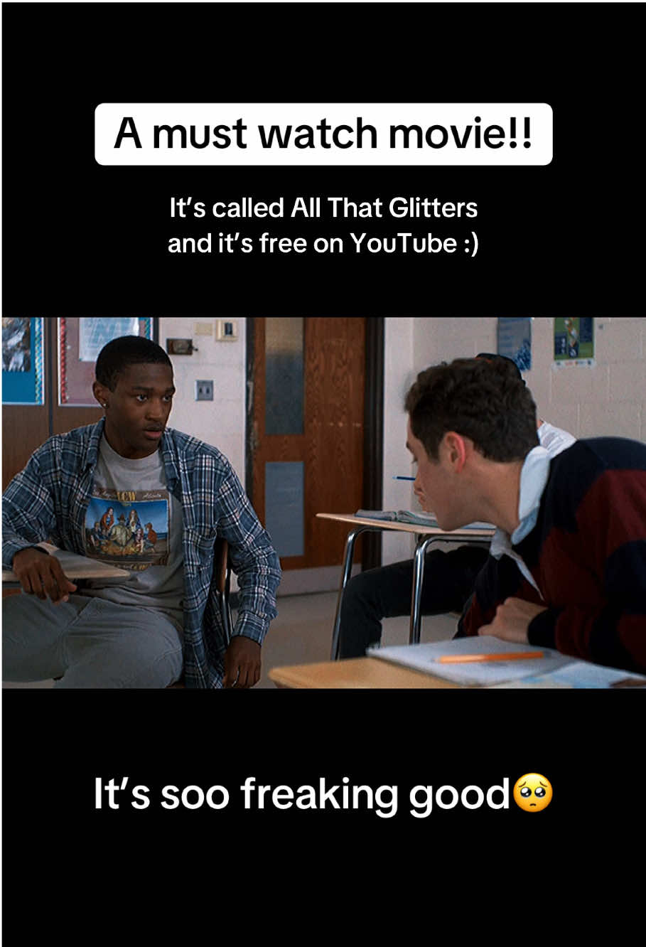 the movie is called All that Glitters and it’s on Youtube thank me later 😌 #AllThatGlitters #Allthatglittersmovie #movies #moviescene #Fyp #ComingOfAge #highschoolmovie #viralmovie #addiction #filmclips