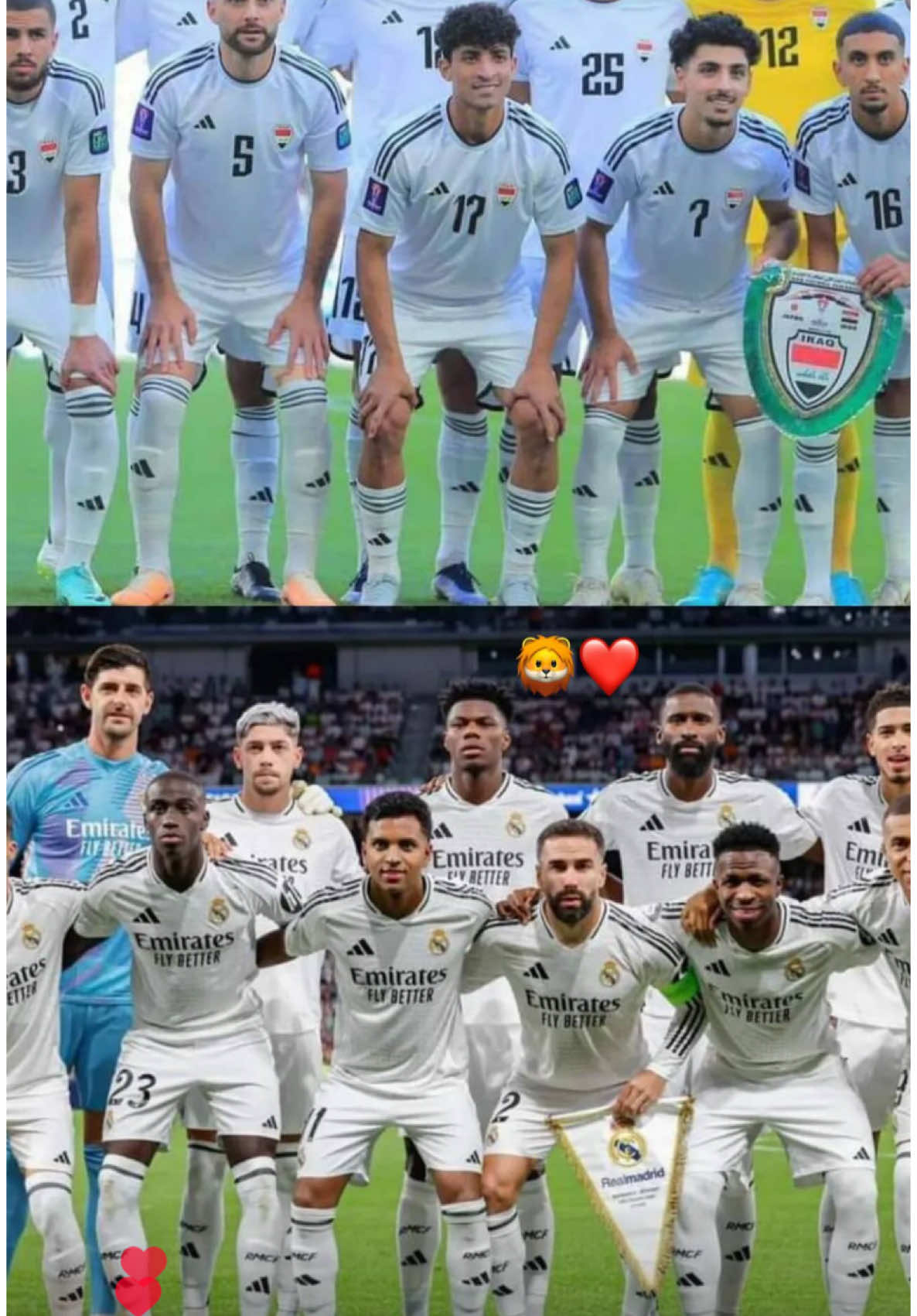 #ريال_مدريد #المنتخب_العراقي 