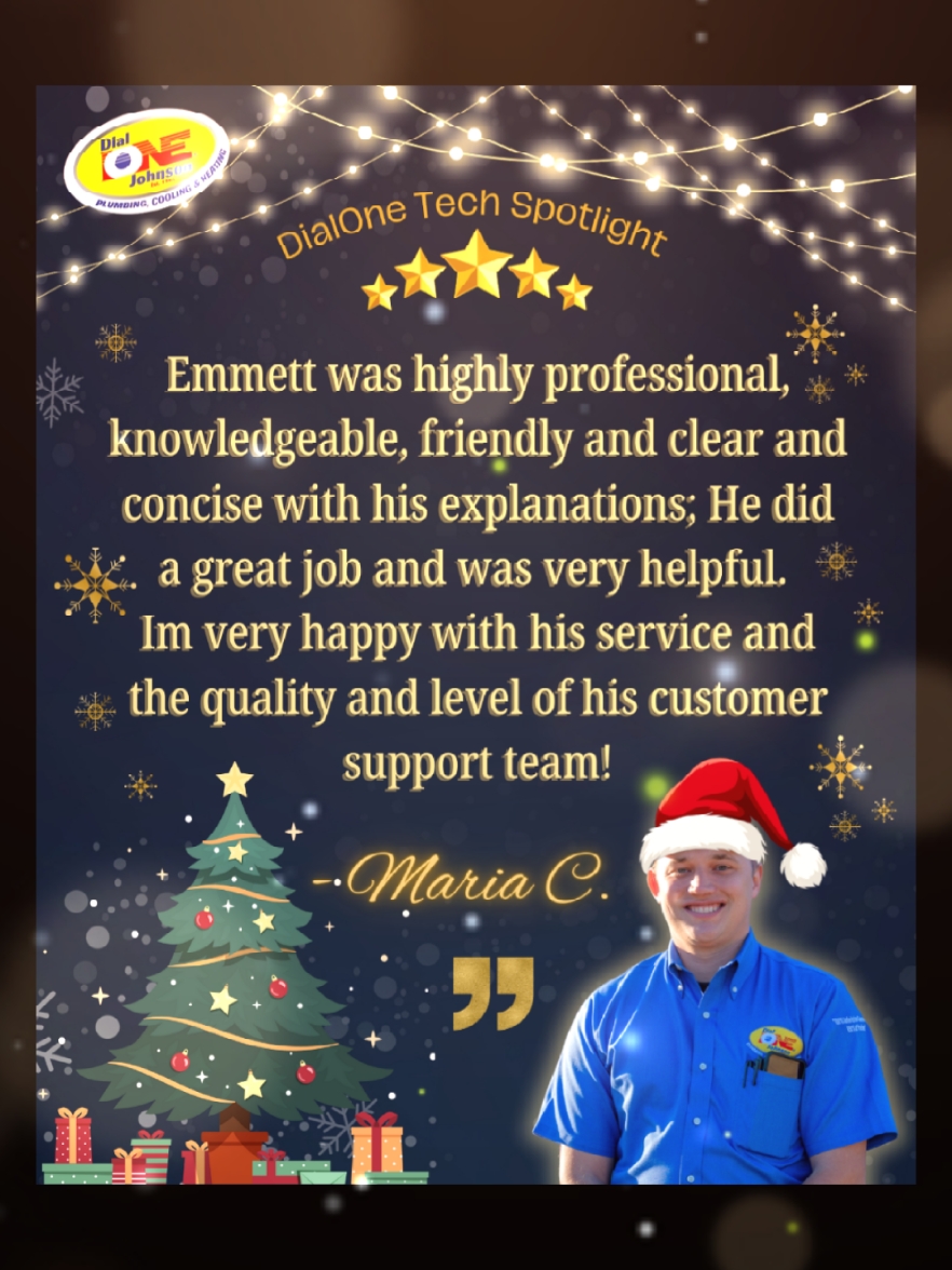 Feeling extra grateful this holiday season for all the wonderful feedback from our amazing clients! 🎄✨ Your support makes everything we do worthwhile. Wishing you warmth, happiness, and a cozy season ahead! 🌟  #ClientAppreciation #HolidayCheers #Grateful #SeasonOfThanks #DialOneJohnson #BusinessWithHeart #LocalExperts #homeservices #contractor #repair #smallbiz 