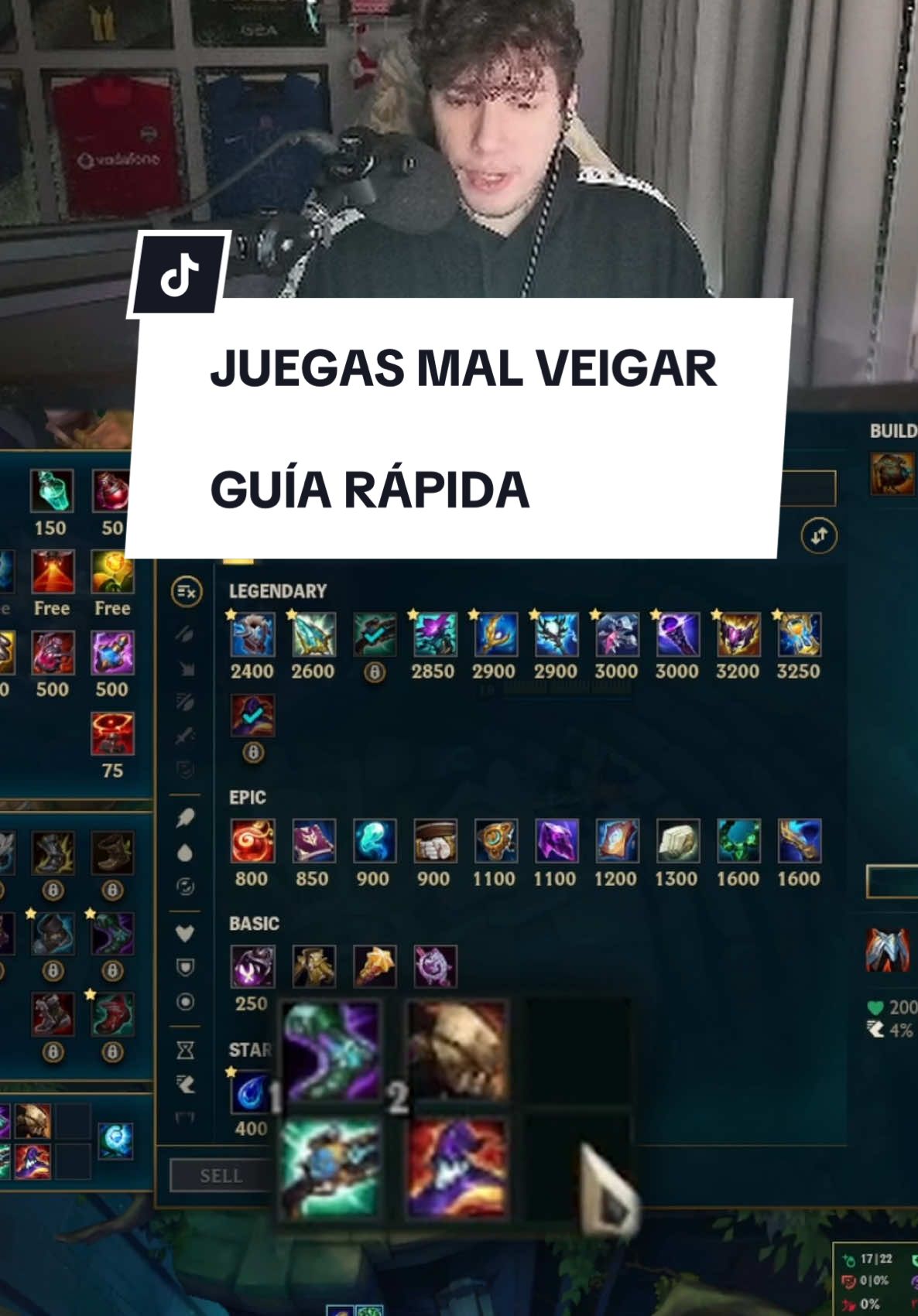 Cómo jugar Veigar en menos de cinco minutos 🧙🏻‍♂️ #leaguetok #leagueoflegends #parati #fyp #Attila #Veigar 