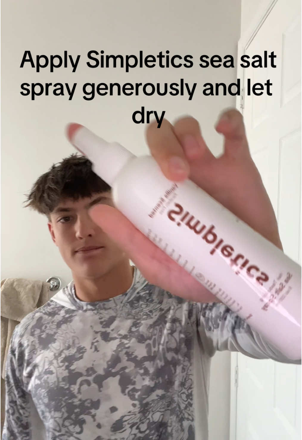 Hair tutorial ft. Simpletics #fyp #fypシ #simpletics #seasaltspray #texturedhair #100k #jakemrbeast @Dillon Latham @Simpletics 