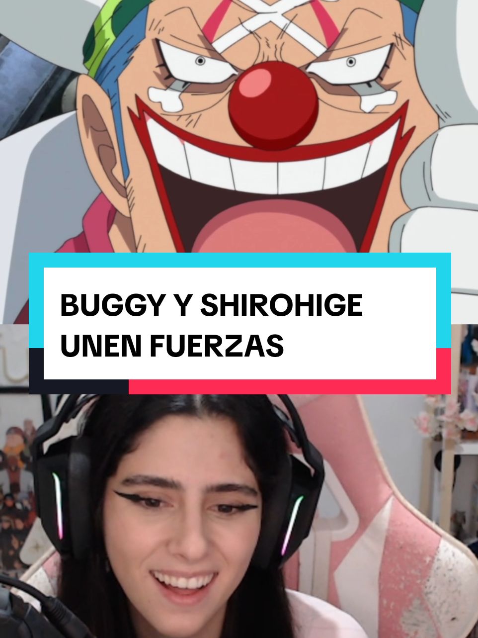 Los dos piratas mas fuertes unen fuerzas 🏴‍☠️ #onepiece #buggy #yonkou #shirohige #marineford 