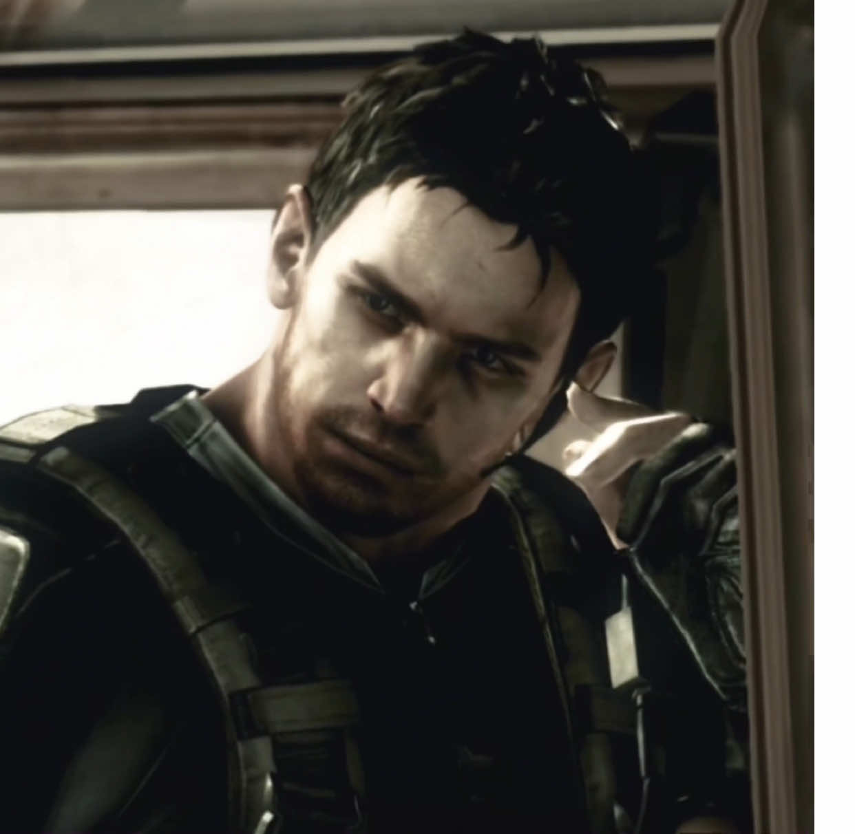 he always reminds me of a banana | scps - zechscenes #residentevil #residentevil5 #re5 #chrisredfield #chrisredfieldedit #fyp #edit 