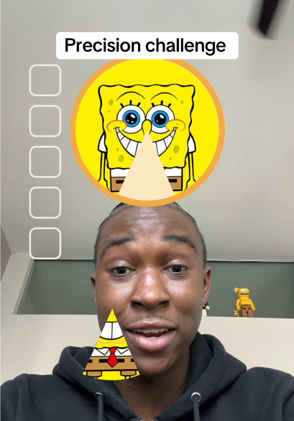 Spongebob Precision challenge is so hard  #filter #filterchallenge #spongebob #tap 