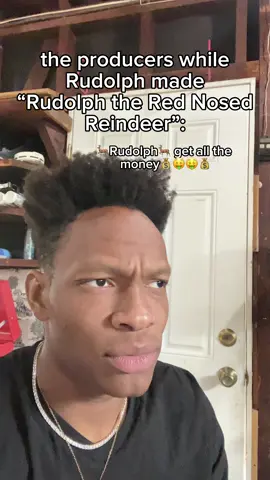 he was standing on business and I respect that, deers up🦌🦌#relatable #rudolphtherednosereindeer #christmas 