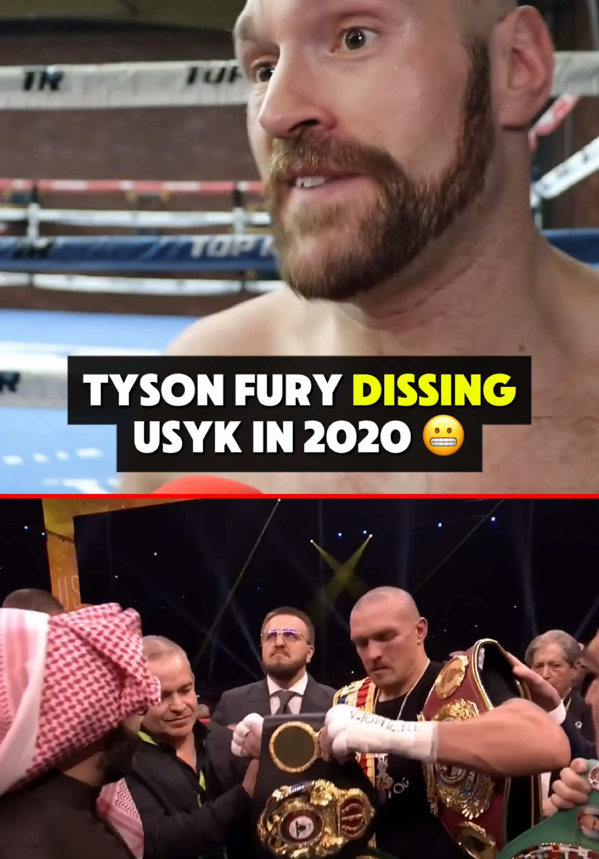 4 years ago Tyson Fury said Oleksandr Usyk is a no-name and doesn’t make any money 😅 #tysonfury #oleksandrusyk #usyk #fury #usykfury #boxing 