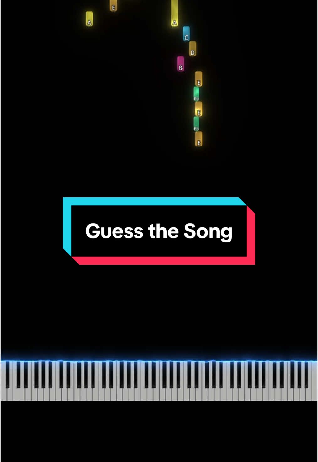 Guess the Song #fyp #tutorial #piano #satisfying 