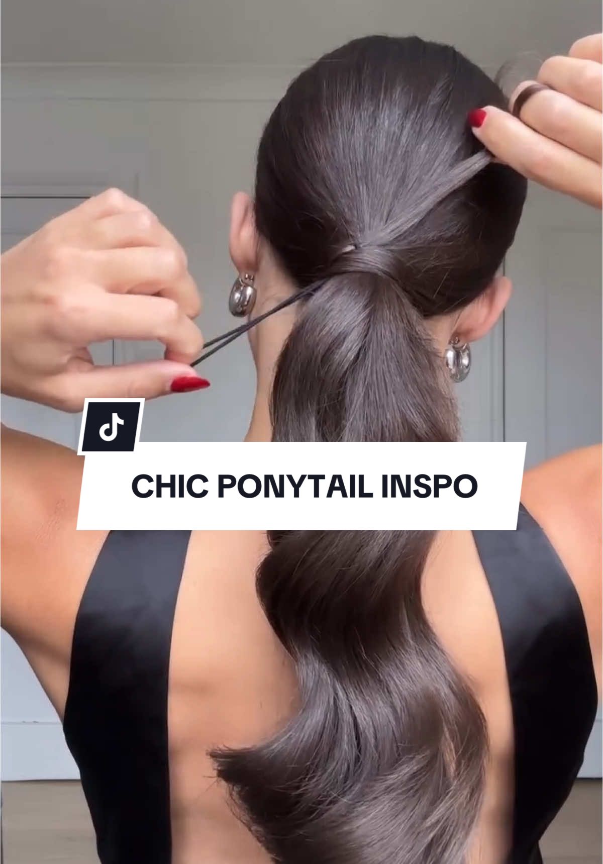 How to achieve the chicest ponytail ✨ @Anisa Sojka with a quick & easy tutorial for the sleekest pony 💁‍♀️ Save this hair inspo  #revolve #revolvebeauty #hairinspo #hairhack #hairstyle #ponytail #hair #hairtok #hairtutorial 