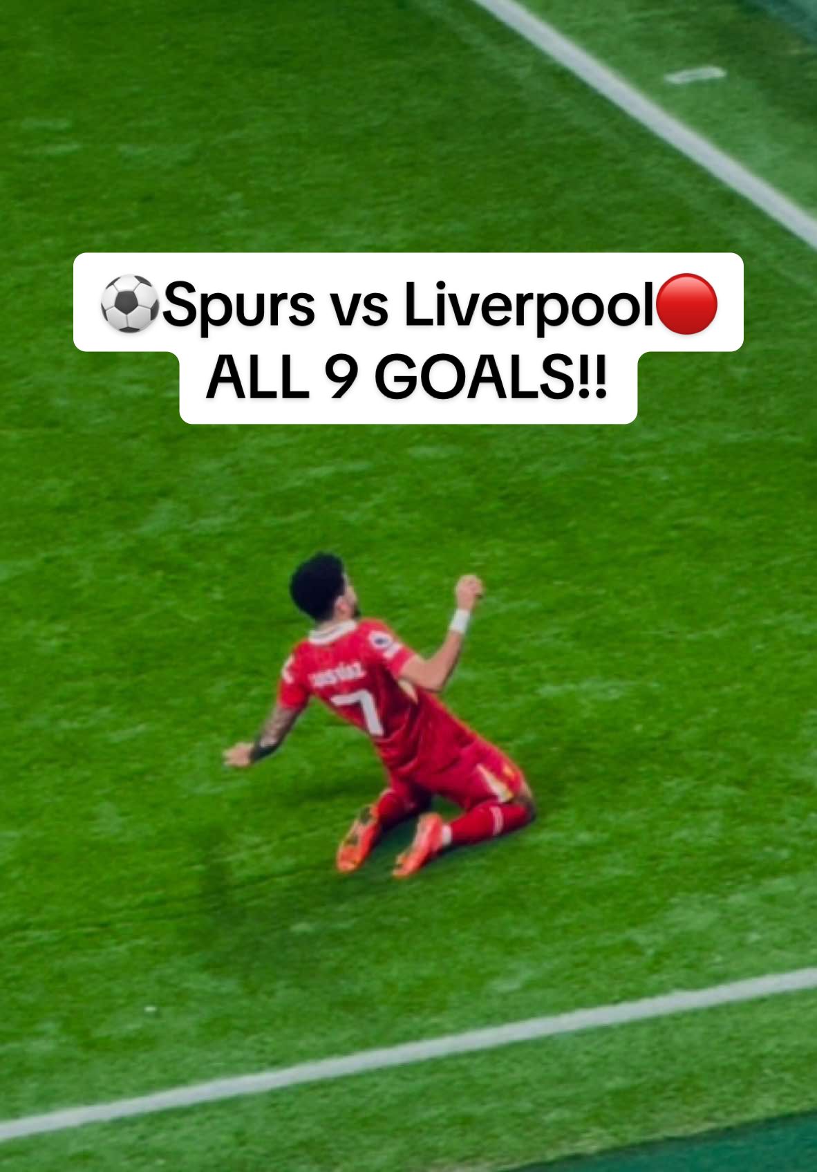 Tottenham Hotspur vs Liverpool All Goals & Highlights⚽️ #PremierLeague #TottenhamHotspur #Liverpool #Spurs #Goals #LiverpoolFC #Football #Highlights 