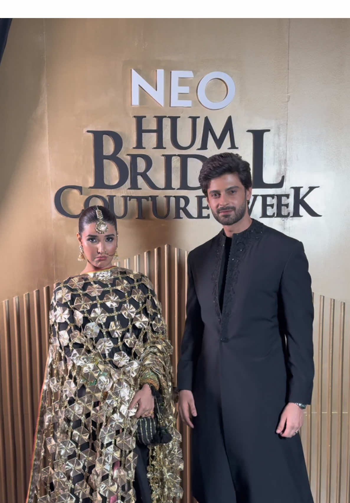 Hareem Farooq with Saad Qureshi on day 03 at 22nd NEO HUM Bridal Couture Week Digitally Presented By: NEO Digitally Powered By: Rose Petal Digitally Associated By: Lipton Digital Tech Partner: SEGO Digital Entertainment Partner: #TikTok #WhatToWatch #NHBCW24 #NHBCW #NEO @inspiredbyneo #ColorYourLife #ChaiChahiye #LiptonsNewRichTaste #RosePetal #GoSoft #SEGOexperience #UpgradeYourLife #HBCW #HBCW24 #HUMBridalCoutureWeek #HUMTV 