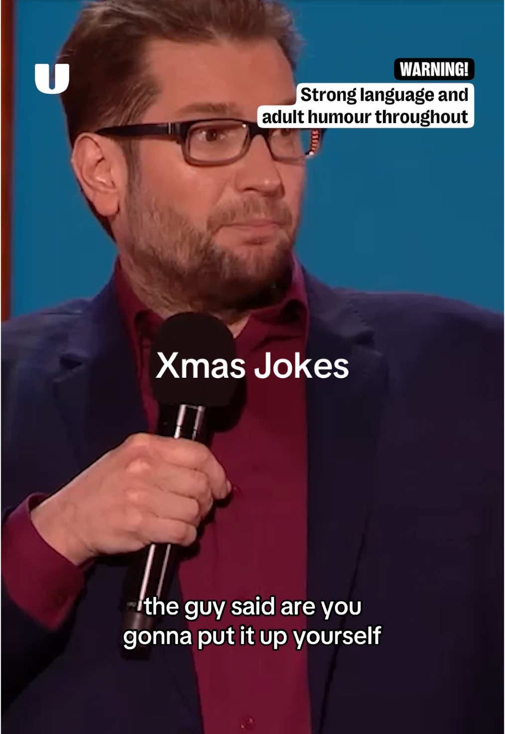 Petition for Gary Delaney to write all cracker jokes? 🎄 #garydelaney #WeGotU #liveattheapollo #oneliners #christmas #xmas #crackerjokes #comedy #funny #standup