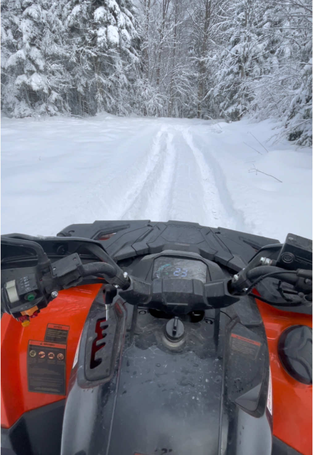 #snow #wintervibes #quad 