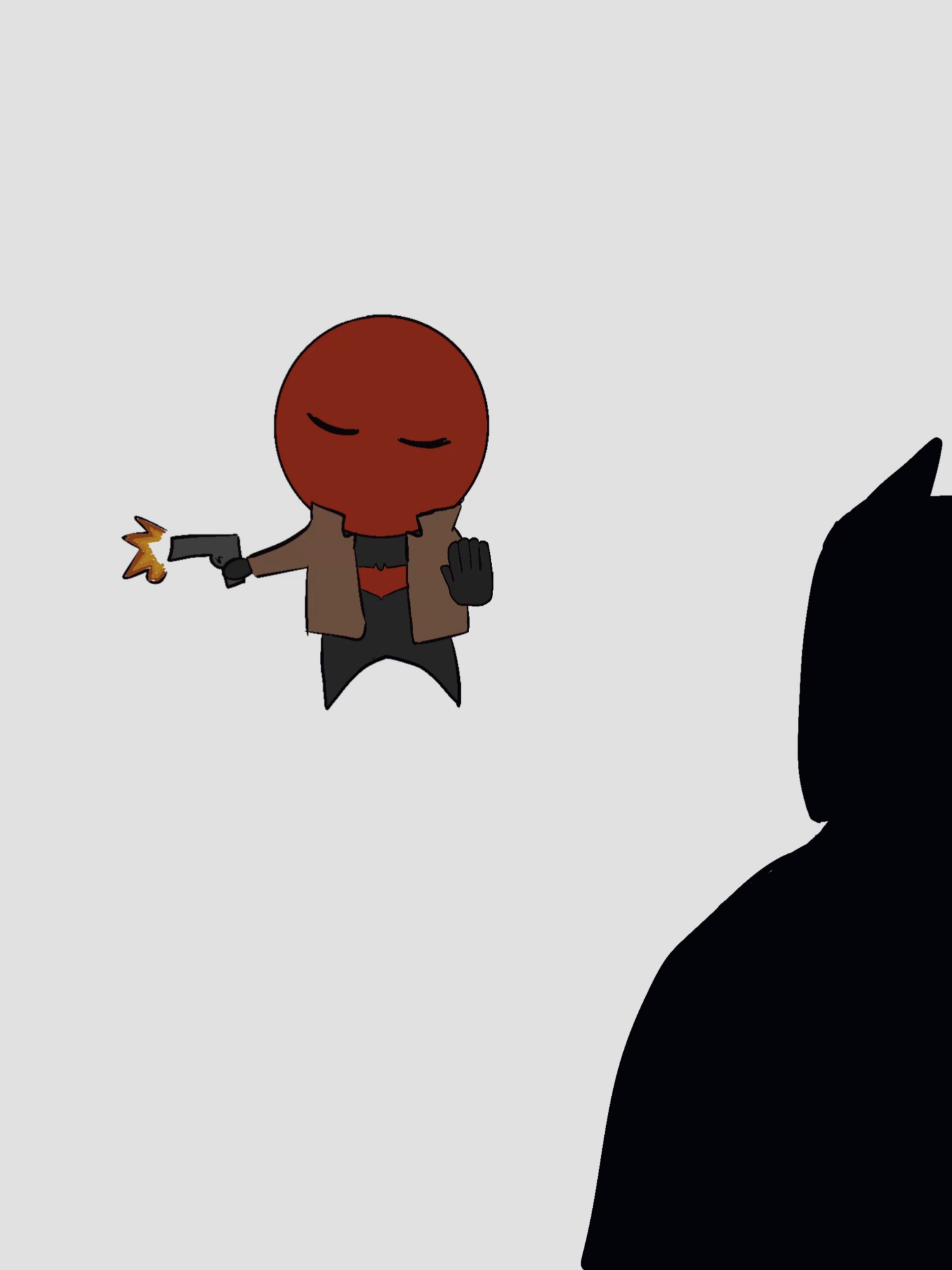 I have a ton of work to do for uni, but f it, this is more important, I love these little goobers #batman #redhood #jasontodd #brucewayne #NOTaship #batcestersbegone