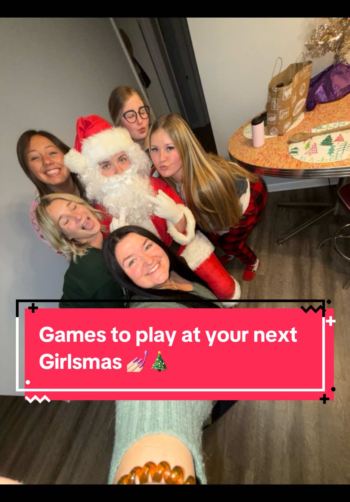 Girlsmas 2024: Along with our annual survey, we tried AI Dating and voted on who we’d bring home. My stomach still hurts from all the laughing 😂😭 @danielleabner @Kaleigh @Sammisue22 @charli g 🧜🏼♀️ @L Y S S 🖤⚡️  #girlsmas #christmas #christmasparty #ai #datingprofile #partygame #fyp #whosemostlikelychallenge #googleforms #girlsmas2024 