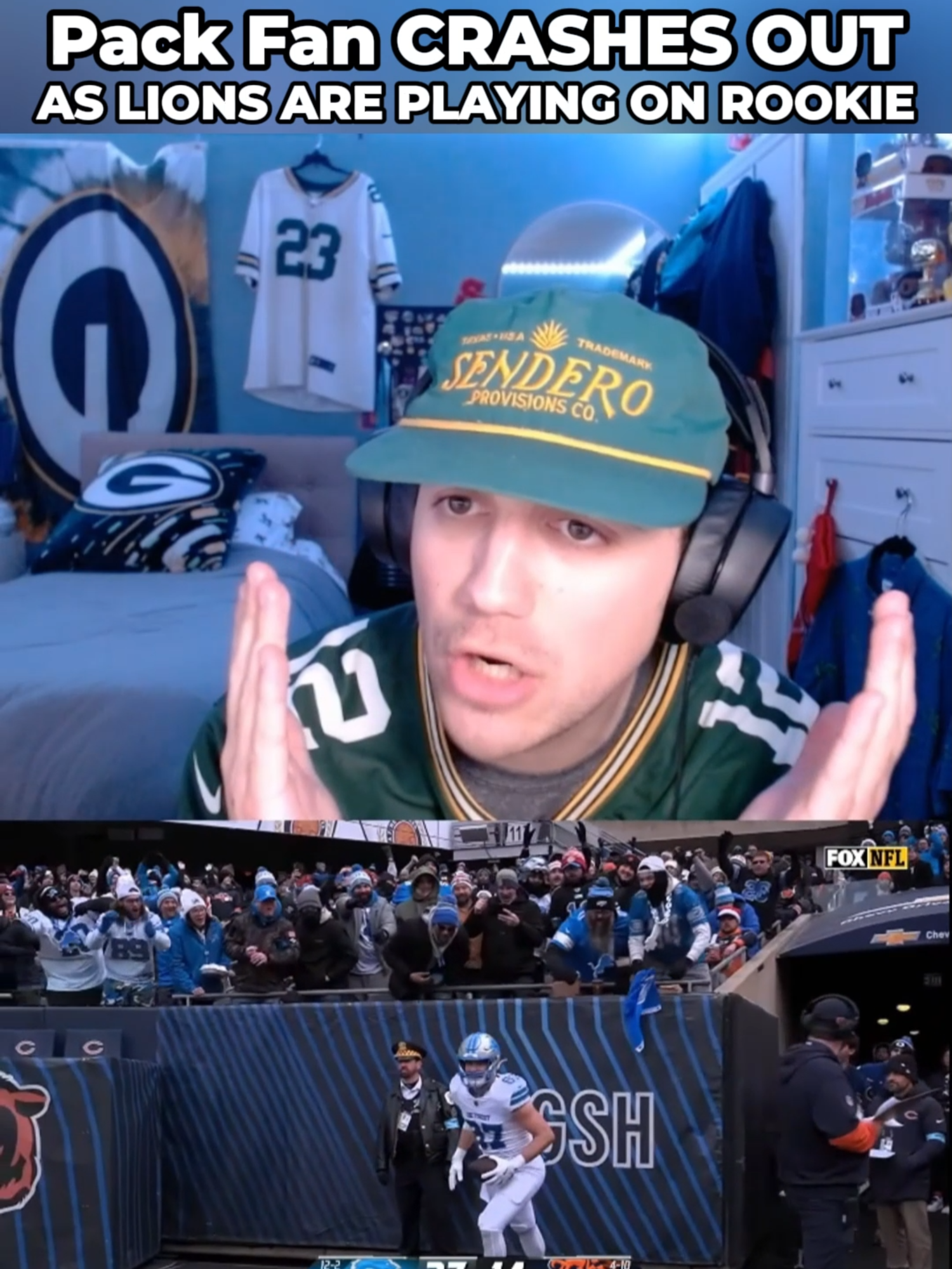 THE MOST TROLL TEAM IVE EVER SEEN! #detroitlions #chicagobears #greenbaypackers #jaredgoff #calebwilliams #samlaporta #amonrastbrown #jahmyrgibbs #jamesonwilliams #footballtiktok #foryoupageofficiall #fyp