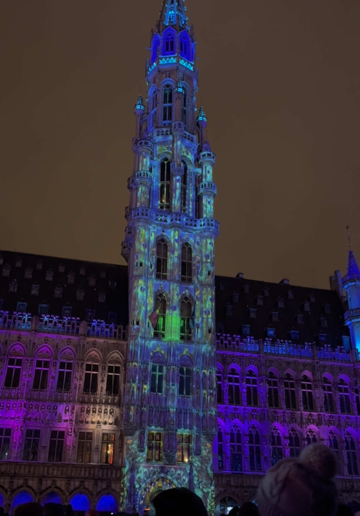 Grand place de Bruxelles 🇧🇪☃️🎄 #hiver #noel #chrismas #winter #bruxelles #brussels #show #place #lumiere #nuit #2024 #pourtoi 