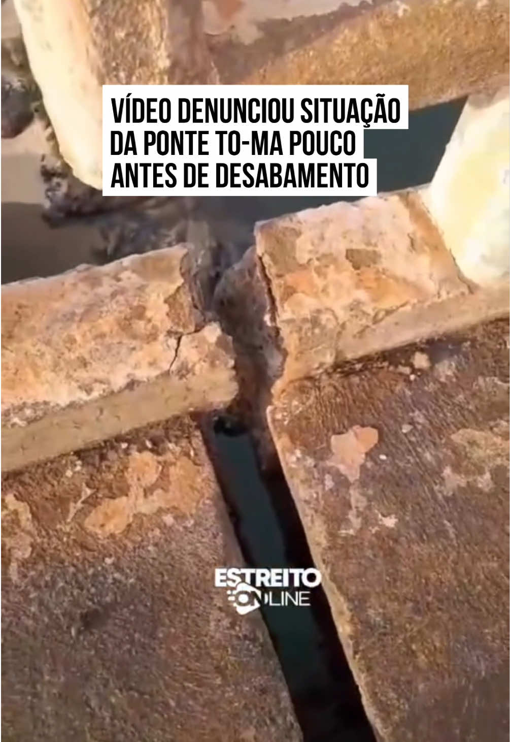 Em outro vídeo que veio à tona após o desabamento, um morador da região registrou a situação precária da ponte cuja parte da estrutura desabou na tarde deste domingo (22/12). O vídeo mostra buracos e partes quebradas na #ponte Juscelino Kubitschek de Oliveira, que faz a ligação entre os estados de #Tocantins e #Maranhão. Até o momento, o acidente deixou uma vítima fatal. #tiktoknotícias 📸 @estreitonline