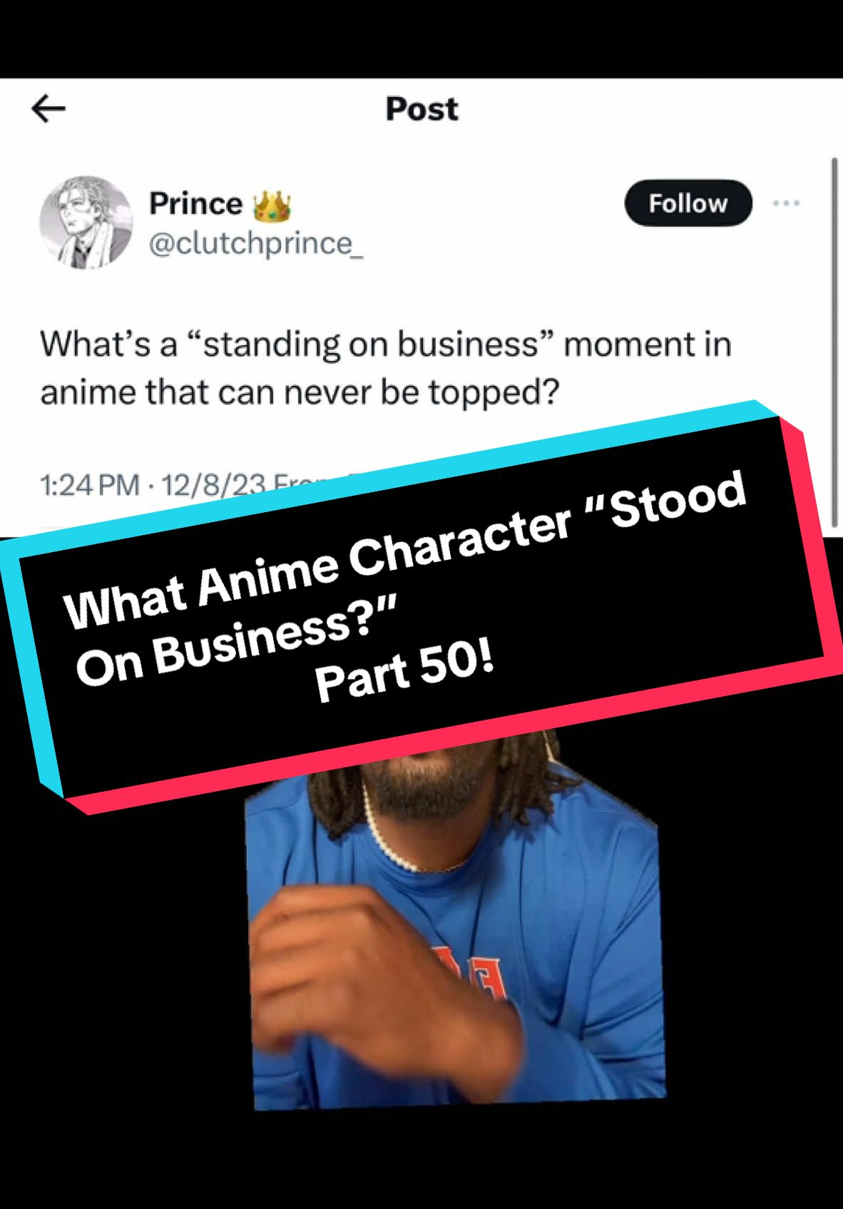 Part 50! What anime character “stood on business?” It’s been a while since the last one but this guy saw an issue and handled business brutally! Ten toes down! What do you guys think? Let’s talk about it! #greenscreen #character #characters #animecharacter #animecharacters #moment #moments #animemoment #animemoments #animecommunity #animecontent #animecon #animeopening #standonbusiness #stoodonbusiness #standingonbusiness #demonslayer #demonslayeranime #demon #demons #hashira #hashiras #uppermoon #uppermoons #demonslayermanga #muzan #muzankibutsuji #kibutsujimuzan #demonslayermovie #muzanjackson #demonslayerseason3 #mugentrain #hype #demonslayeredit #peak #peakanime #anime #animes #animefan #animefans #animelover #animelovers #animelover❤️ #animefyp #animefypシ #animetiktok #animetok #animetiktok #animetiktoker #animeboy #animerecommendations #weeb #weebtiktok #weebtok #weeb🤓 #weebnation #weebsociety #weeballiance #animefandom #fandom #animefandoms #peakfiction #peakanime #manga #mangareader #animewatcher #animefanbase #fans #animepage #animenation #animememes #animememe #animediscussion #animeforyou #animeboy #animestiktok #animescene #animedebate #animeaccount #animecharacters #animecommunity #animeviral #animeweeb #animeworld #animeviral #animevideo #animecontent #animecontents #animecontentcreator #animecreator #animevideo #animememe #TikTokSeries 