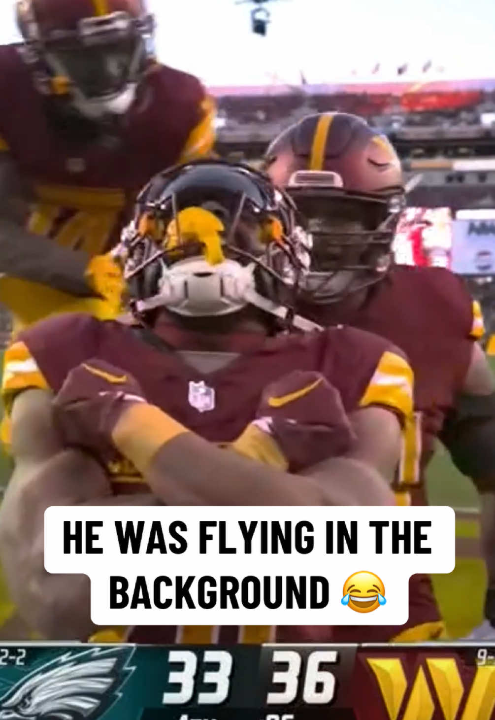 #nfl #washingtoncommanders #philadelphiaeagles #football #lol #comedy (📺:FOX)