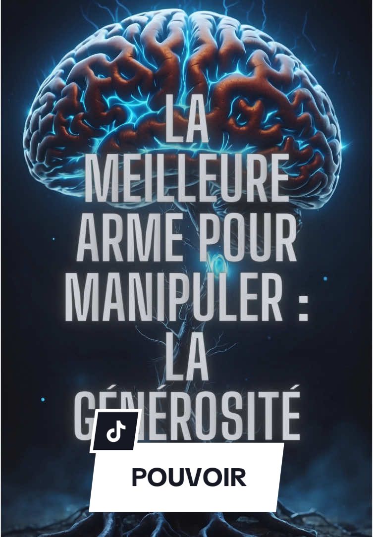 La générosité est la meilleure arme pour manipuler. #manipulations #pouvoir #manipulateur 