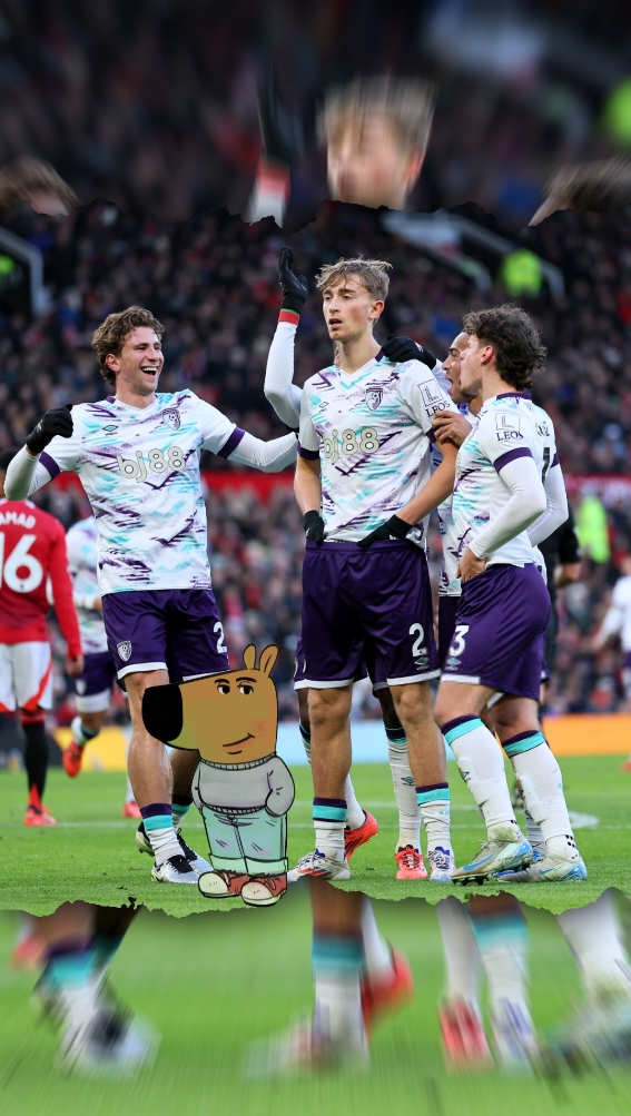 chill guy di Old Trafford🥶#deanhuijsen #afcbournemouth #footballedit #fypシ 