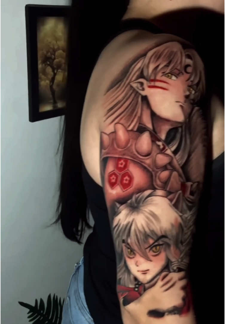 Tattoo de anime para mi clienta 💥☄️💥⭐️🌟✨ #tattooanime #tattoocommunity #tatuajes #tatuajestiktok #tatuadoramexicana #tattoomedellin #medellintattoos #tatuadoresmedellin #tatuajesparachicas 