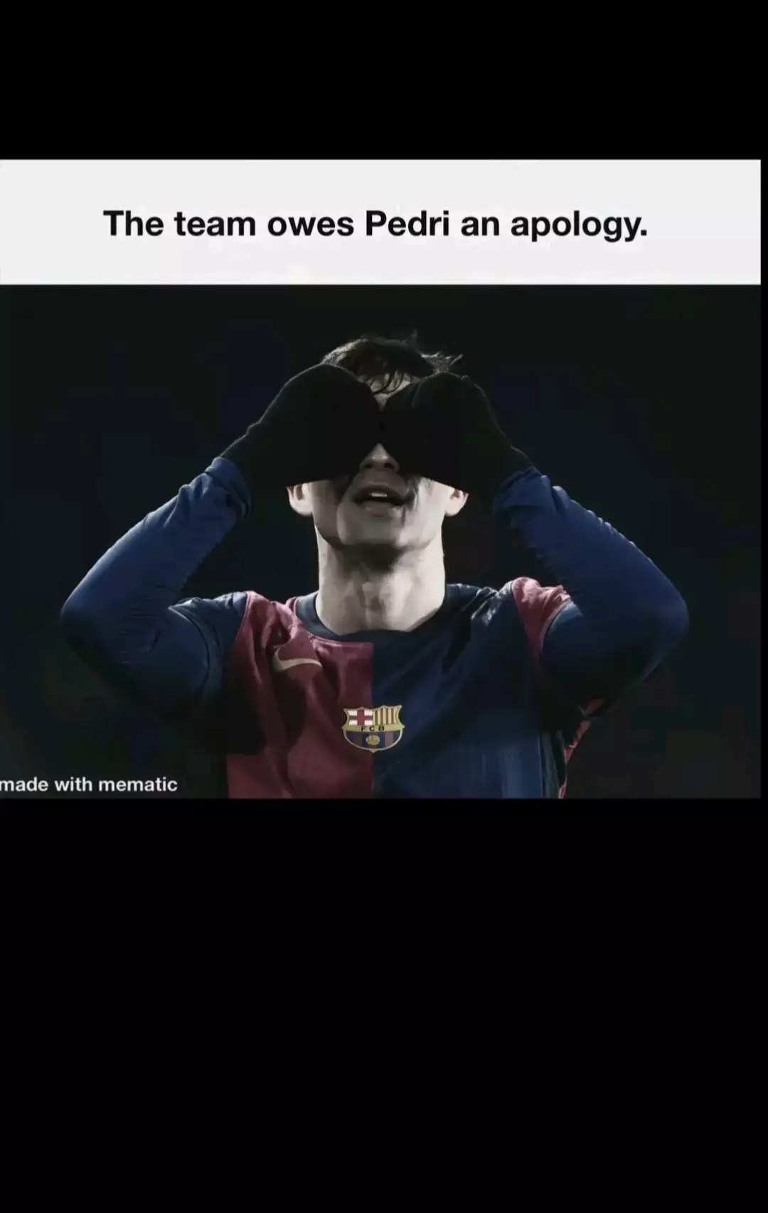 Poor pedri #fyp #viscabarca🔴🔵 #followers #pedri #gonzalez #football #viral #fyyyyyyyyyyyyyyyy #quotes #lebanonn #nike #shoes #cleats #Soccer #christian #christmas 