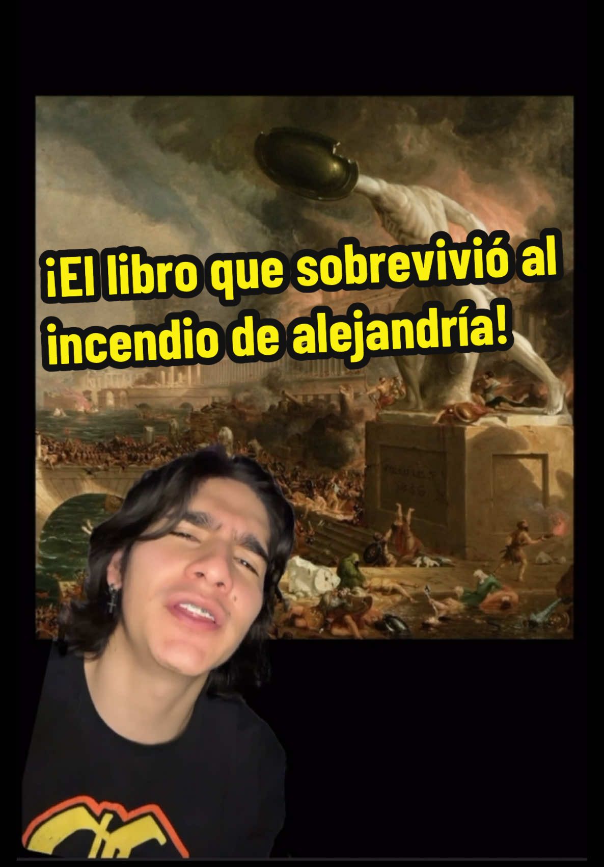 Caso: El libro que sobrevivió al incendio de Alejandría 🔥 #terror #bizarr #misterio #terrorifico #caso #historias #curiosidades #destacame #xyzcba #fyp 