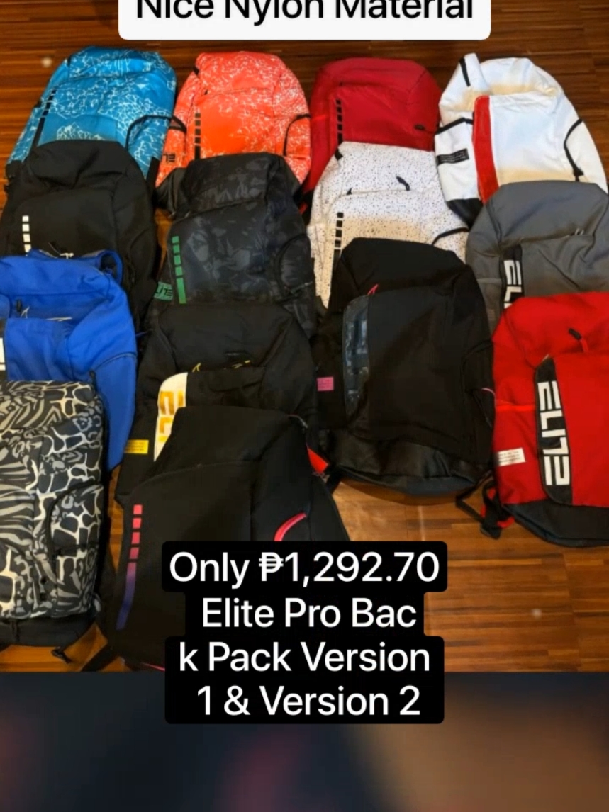 😊😊 Only ₱1,292.70 Elite Pro Back Pack Version 1 & Version 2 BUY NOW!! #bag #eliteprobag 