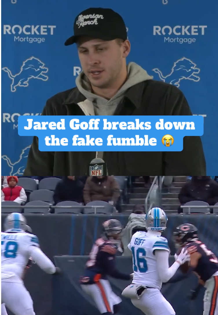 10/10 acting from Gibbs too 😂 #jaredgoff #jahmyrgibbs #detroit #lions #nfl