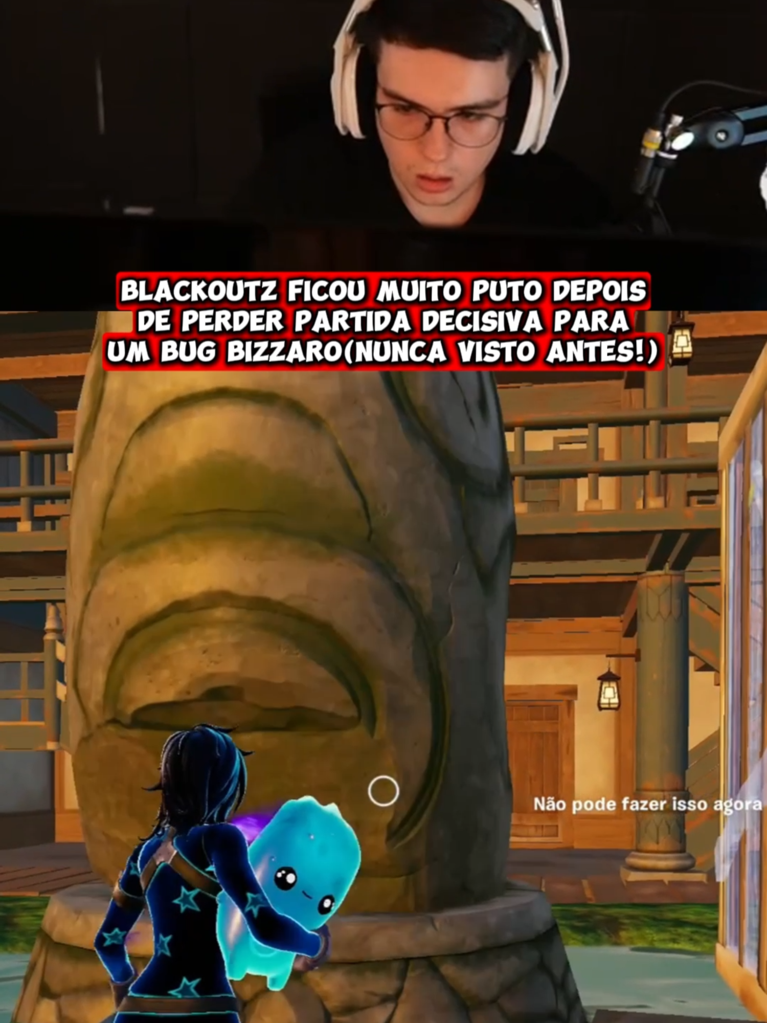 Que bug bizarro mn... #fortnite #fortniteclips #blackoutz  divirta se vendo @patrickblackoutz