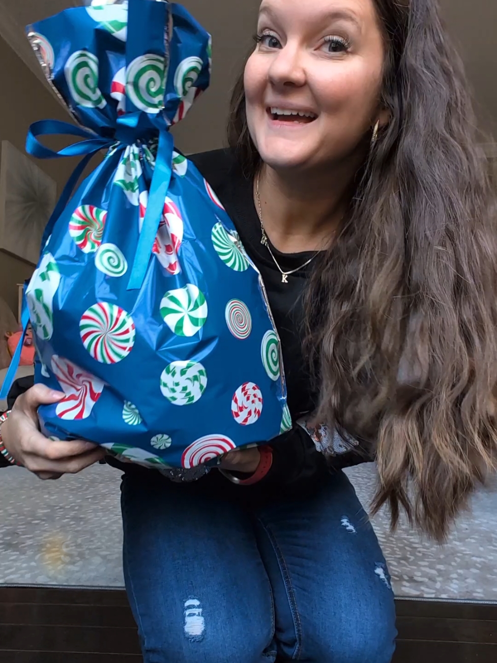 Come surprise my friend for Christmas with his Checkerboard crossbody purse! Love you @michaelaejohnson 🤍 #Christmas #Gift #Purse #Surprise #TTSDelightNow #GiftGuide #TikTokShopCreatorPicks