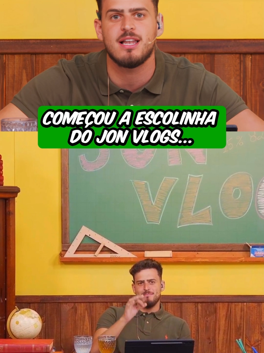 Começou a escolinha do Jon 😂 #jonvlogs #bdj #escola #clips #resenha 