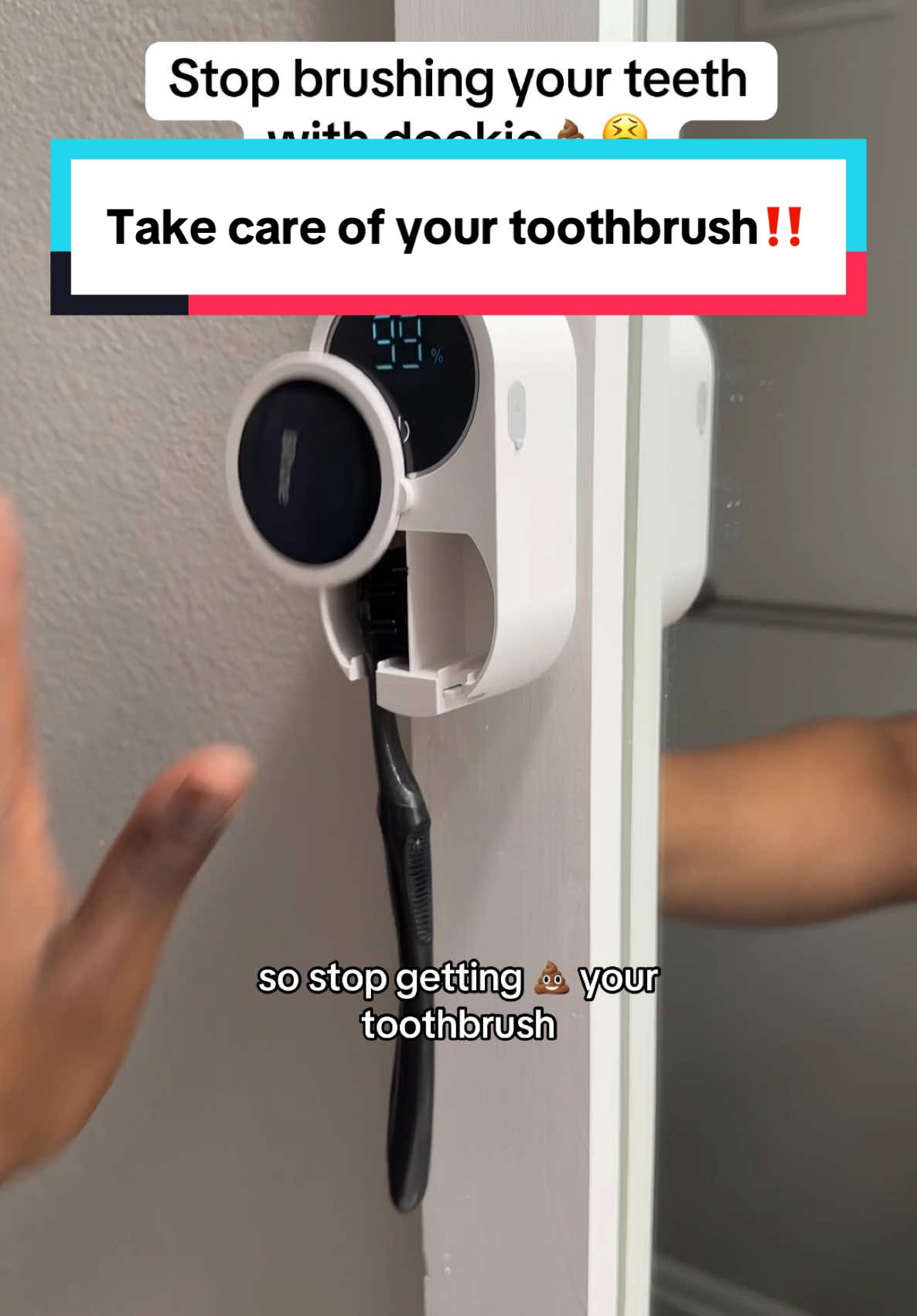 Your toothbrush needs a good treatment😭 #sterilizer #toothbrushsterilizer #dentalhygiene #toothbrush